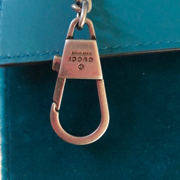 Turquoise Suede Dionysus Super Mini Bag - Picture 10 of 11